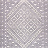 image:imageSAFAVIEH Natura Collection Area Rug  9 x 12 Cream amp Purple Handmade Diamond Wool Ideal for High Traffic Areas in Living Room Bedroom NAT628UCreamPurple