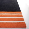 image:imageSAFAVIEH Rodeo Drive Collection Area Rug  8 Square Gold Handmade MidCentury Modern Abstract Wool Ideal for High Traffic Areas in Living Room Bedroom RD863AIvoryRust