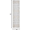 image:imageSAFAVIEH Sedona Collection Area Rug  53 x 79 Ivory amp Grey Moroccan Boho Tribal Design NonShedding amp Easy Care Ideal for High Traffic Areas in Living Room Bedroom SED883AIvoryCharcoal