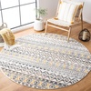 image:imageSAFAVIEH Sedona Collection Area Rug  53 x 79 Ivory amp Grey Moroccan Boho Tribal Design NonShedding amp Easy Care Ideal for High Traffic Areas in Living Room Bedroom SED883AIvoryCharcoal