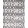 image:imageSAFAVIEH Tulum Collection Area Rug  55 x 77 Dark Grey amp Ivory Moroccan Boho Tribal Design NonShedding amp Easy to Clean Ideal for Living Room Bedroom Dining Space TUL634FDark GreyIvory