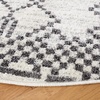 image:imageSAFAVIEH Tulum Collection Area Rug  55 x 77 Dark Grey amp Ivory Moroccan Boho Tribal Design NonShedding amp Easy to Clean Ideal for Living Room Bedroom Dining Space TUL634FDark GreyIvory
