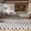 image:imageSAFAVIEH Tulum Collection Area Rug  55 x 77 Ivory amp Black Moroccan Boho Tribal Design NonShedding amp Easy to Clean Ideal for Living Room Bedroom Dining Space TUL650AIvoryBlack
