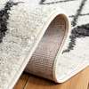 image:imageSAFAVIEH Tulum Collection Area Rug  55 x 77 Ivory amp Black Moroccan Boho Tribal Design NonShedding amp Easy to Clean Ideal for Living Room Bedroom Dining Space TUL650AIvoryBlack