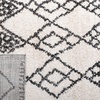 image:imageSAFAVIEH Tunisia Collection Area Rug  53 x 77 Aqua amp Ivory Moroccan Tribal Design NonShedding amp Easy Care Ideal for High Traffic Areas in Living Room Bedroom TUN736JIvoryBlack