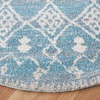 image:imageSAFAVIEH Tunisia Collection Area Rug  53 x 77 Aqua amp Ivory Moroccan Tribal Design NonShedding amp Easy Care Ideal for High Traffic Areas in Living Room Bedroom TUN736JAquaIvory