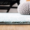 image:imageSAFAVIEH Tunisia Collection Area Rug  53 x 77 Aqua amp Ivory Moroccan Tribal Design NonShedding amp Easy Care Ideal for High Traffic Areas in Living Room Bedroom TUN736JAquaIvory