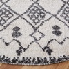 image:imageSAFAVIEH Tunisia Collection Area Rug  53 x 77 Aqua amp Ivory Moroccan Tribal Design NonShedding amp Easy Care Ideal for High Traffic Areas in Living Room Bedroom TUN736JIvoryBlack