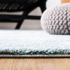 image:imageSAFAVIEH Tunisia Collection Area Rug  53 x 77 Aqua amp Ivory Moroccan Tribal Design NonShedding amp Easy Care Ideal for High Traffic Areas in Living Room Bedroom TUN736JAquaIvory