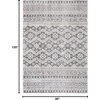 image:imageSAFAVIEH Tunisia Collection Area Rug  53 x 77 Black amp Ivory Moroccan Tribal Design NonShedding amp Easy Care Ideal for High Traffic Areas in Living Room Bedroom TUN737ZBlackIvory