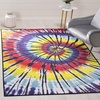image:imageSAFAVIEH Washable Rug Paint Brush Collection  55 x 76 Fuchsia amp Yellow Slip Resistant amp Easy to Clean Ideal for Living Room Bedroom Nursery Kids Playroom Dining Space PTB127AFuchsiaYellow