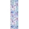 image:imageSAFAVIEH Washable Rug Paint Brush Collection  67 Square Blue amp Lavender Slip Resistant amp Easy to Clean Ideal for Living Room Bedroom Nursery Kids Playroom Dining Space PTB120CBlueLavender