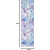 image:imageSAFAVIEH Washable Rug Paint Brush Collection  67 Square Blue amp Lavender Slip Resistant amp Easy to Clean Ideal for Living Room Bedroom Nursery Kids Playroom Dining Space PTB120CBlueLavender