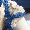 image:imageSafavieh Home Collection Lila Grace Boho Navy and Beige Fringe 50 x 60inch Throw BlanketNavy  Beige