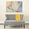image:imageSAFAVIEH ART2026A Art Collection Summer Shooz Diptych Wall Art