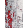 image:imageSAFAVIEH Area Rug 8x10  Adirondack Collection  Large  Turquoise amp Grey Modern Abstract Design NonShedding amp Easy Cleaning Ideal for Living Room Bedroom Office Dining Space ADR134KRedGrey