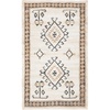 image:imageSAFAVIEH Area Rug 8x10  Kilim Collection  Large  Blue amp Black Flat Weave Jute Design Ideal for Living Room Bedroom Office Dining Space KLM762MIvoryBlack