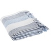 image:imageSAFAVIEH Brenton Fringe Throw Blanket BlueWhite