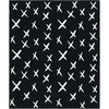 image:imageSAFAVIEH Home Collection Alto BlackIvory Cotton 50 x 60 Decorative Accent Throw Blanket