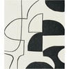 image:imageSAFAVIEH Home Collection Cleon BlackIvory Cotton 50 x 60 Decorative Accent Throw BlanketBlackIvory