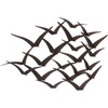 image:imageSAFAVIEH Home Collection Fione Bronze Metal Flying Bird Silhouette Wall Decor