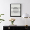 image:imageSAFAVIEH Home Collection Measured Gaze BlackIvory Modern Minimalist 16 x 20inch Framed Wall Art for Bedroom Living Room Foyer Dining Area Entryway