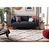 image:imageSAFAVIEH Kenya Collection Area Rug  6 x 9 Blue amp Ivory Handmade Moroccan Boho Tribal Wool Ideal for High Traffic Areas in Living Room Bedroom KNY455MSilverIvory