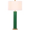 Dark Green Faux Alligator - Set of 2