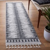 image:imageSAFAVIEH Moroccan Tassel Shag Collection Area Rug  55 x 77 Ivory amp Beige Boho Design NonShedding amp Easy Care 075inch Thick Ideal for High Traffic Areas in Living Room Bedroom MTS483BIvoryBlack