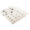 image:imageSAFAVIEH Penton Fringe Throw Blanket GreyWhiteGreyWhite
