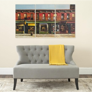 image:imageSAFAVIEH ART2016A Art Collection Main Street Triptych Wall Art