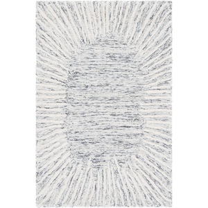 image:imageSAFAVIEH Abstract Collection Area Rug  5 x 8 Black amp Ivory Handmade Wool Ideal for High Traffic Areas in Living Room Bedroom ABT478ZGreyIvory