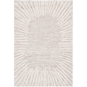 image:imageSAFAVIEH Abstract Collection Area Rug  5 x 8 Black amp Ivory Handmade Wool Ideal for High Traffic Areas in Living Room Bedroom ABT478ZNaturalIvory