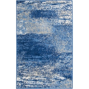 image:imageSAFAVIEH Area Rug 8x10  Adirondack Collection  Large  Silver amp Multi Modern Abstract Design NonShedding amp Easy Cleaning Ideal for Living Room Bedroom Office Dining Space ADR112GSilverBlue