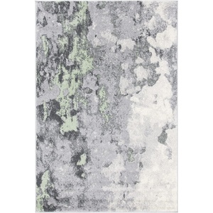 image:imageSAFAVIEH Area Rug 8x10  Adirondack Collection  Large  Turquoise amp Grey Modern Abstract Design NonShedding amp Easy Cleaning Ideal for Living Room Bedroom Office Dining Space ADR134KGreenGrey
