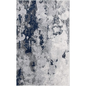 image:imageSAFAVIEH Area Rug 8x10  Adirondack Collection  Large  Turquoise amp Grey Modern Abstract Design NonShedding amp Easy Cleaning Ideal for Living Room Bedroom Office Dining Space ADR134KNavyGrey