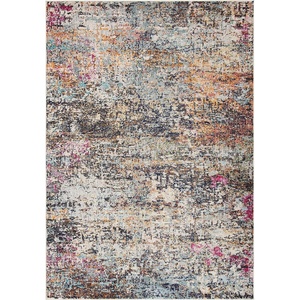 image:imageSAFAVIEH Area Rug 8x10  Madison Collection  Large  Grey amp Orange Modern Abstract Design NonShedding amp Easy Cleaning Ideal for Living Room Bedroom Office Dining Space MAD460FBlackGold