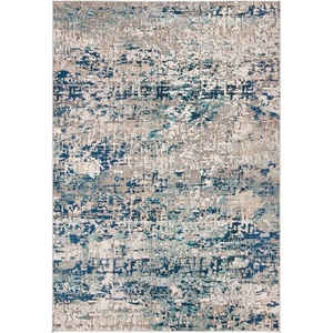 image:imageSAFAVIEH Area Rug 8x10  Madison Collection  Large  Grey amp Orange Modern Abstract Design NonShedding amp Easy Cleaning Ideal for Living Room Bedroom Office Dining Space MAD460FGreyBlue