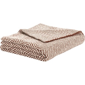 image:imageSAFAVIEH Home Collection  Remea Cotton Throw Blanket 50 x 60 Beige amp Natural Decorative Bed amp Sofa Accent THR411A5060Beige