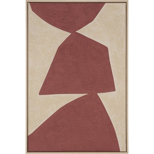 image:imageSAFAVIEH Home Collection Red Rocks Modern Contemporary 24 x 36inch Framed Wall Art Decor