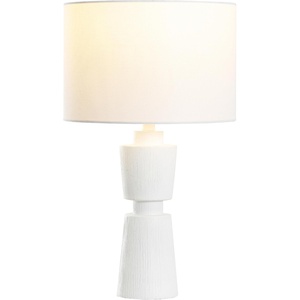 image:imageSAFAVIEH Lighting Collection NICI White Resin 23inch Table Lamp for Bedroom Living Room Home Office Desk Nightstand LED Bulb IncludedWhite