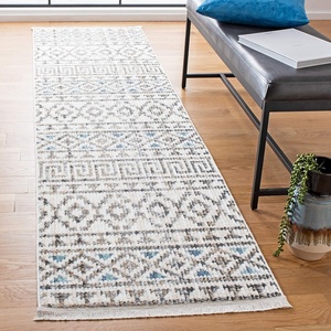 image:imageSAFAVIEH Sedona Collection Area Rug  53 x 79 Ivory amp Grey Moroccan Boho Tribal Design NonShedding amp Easy Care Ideal for High Traffic Areas in Living Room Bedroom SED883AIvoryGrey