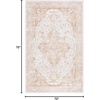 image:imageMartha Stewart x SAFAVIEH Machine Washable Area Rug Collection  5 x 7 Beige amp Gold Slip Resistant amp Easy Cleaning Ideal for Ideal for Living Room Bedroom Dining Space MSRW127BBeigeGold