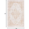 image:imageMartha Stewart x SAFAVIEH Machine Washable Area Rug Collection  5 x 7 Beige amp Gold Slip Resistant amp Easy Cleaning Ideal for Ideal for Living Room Bedroom Dining Space MSRW127BBeigeGold