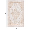 image:imageMartha Stewart x SAFAVIEH Machine Washable Area Rug Collection  5 x 7 Beige amp Gold Slip Resistant amp Easy Cleaning Ideal for Ideal for Living Room Bedroom Dining Space MSRW127BBeigeGold