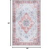 image:imageMartha Stewart x SAFAVIEH Machine Washable Area Rug Collection  5 x 7 Red amp Blue Slip Resistant amp Easy Cleaning Ideal for Ideal for Living Room Bedroom Dining Space MSRW148MRedBlue