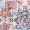 image:imageMartha Stewart x SAFAVIEH Machine Washable Area Rug Collection  5 x 7 Red amp Blue Slip Resistant amp Easy Cleaning Ideal for Ideal for Living Room Bedroom Dining Space MSRW148MRedBlue