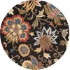 image:imageSAFAVIEH Area Rug 5x8  Blossom Collection  Ivory Handmade Wool Floral Design Ideal for Living Room Bedroom Dining Space BLM404ABlackYellow