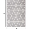 image:imageSAFAVIEH Area Rug 8x10  Adirondack Collection  Large  Black amp Ivory Modern Geometric Design NonShedding amp Easy Cleaning Ideal for Living Room Bedroom Office Dining Space ADR262GGreyIvory