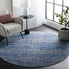 image:imageSAFAVIEH Area Rug 8x10  Adirondack Collection  Large  Black amp Silver Modern Abstract Design NonShedding amp Easy Cleaning Ideal for Living Room Bedroom Office Dining Space ADR117ABlueSilver